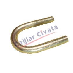 U-BOLT/U CİVATA ÇELİK WHİTWORTH GALVANİZLİ -Çağlar Civata