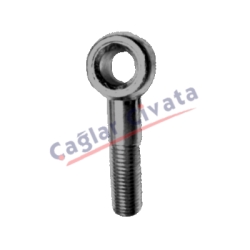 GÖZLÜ CİVATA SOL DİŞ EYE BOLT CİVATALAR DIN 444 8.8 6x40-Çağlar Civata