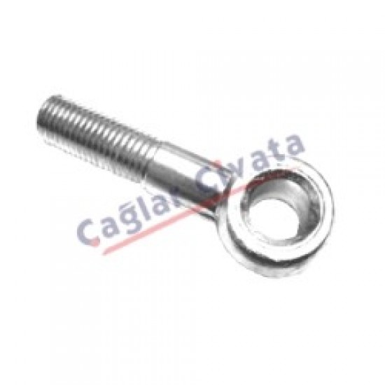DIN 444 GÖZLÜ CİVATA EYE BOLT İNOX PASLANMAZ AISI 304  M6X30 -Çağlar Civata