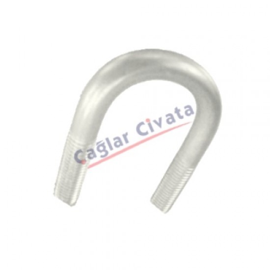 U CİVATA -U BOLT İNOX A2 SAE304 PASLANMAZ-Çağlar Civata