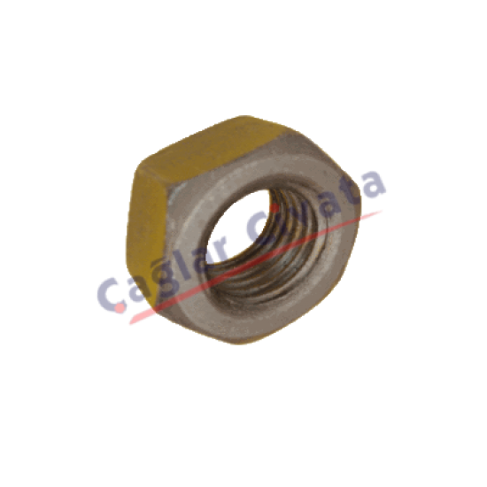 DIN 6915 SOMUN 10 KALİTE AĞIR HİZMET HEXAGON NUTS GENİŞ ANAHTAR ÇELİK M12-Çağlar Civata