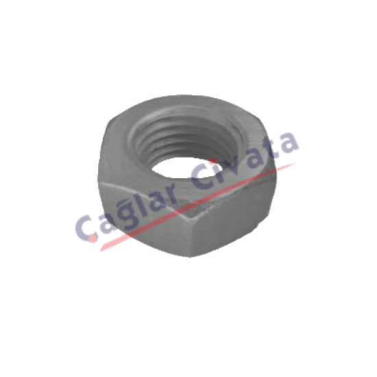 DIN 6915 SOMUN 10 KALİTE AĞIR HİZMET HEXAGON NUTS GENİŞ ANAHTAR ÇELİK M24-Çağlar Civata